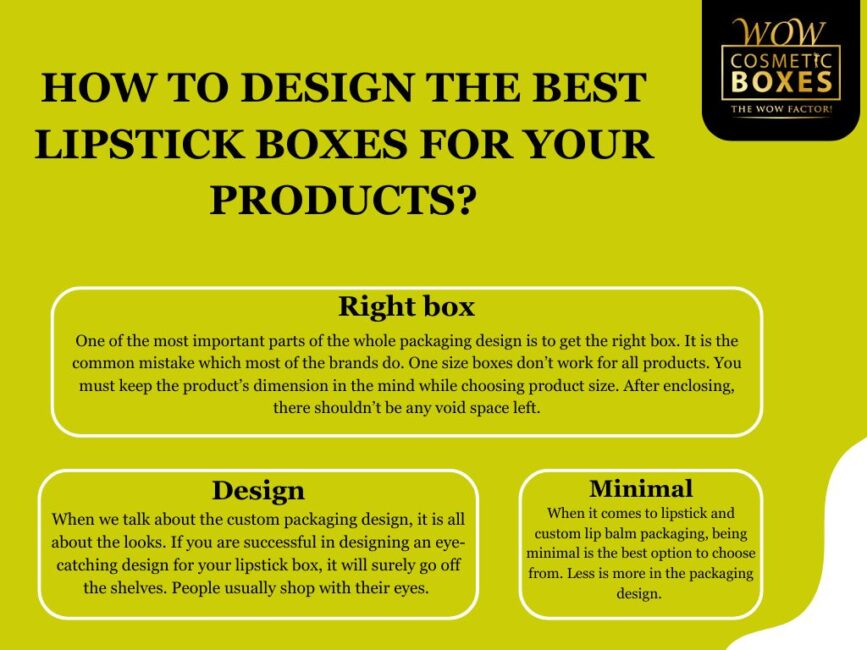 HOW TO DESIGN THE BEST LIPSTICK BOXES FOR YOUR PRODUCTS