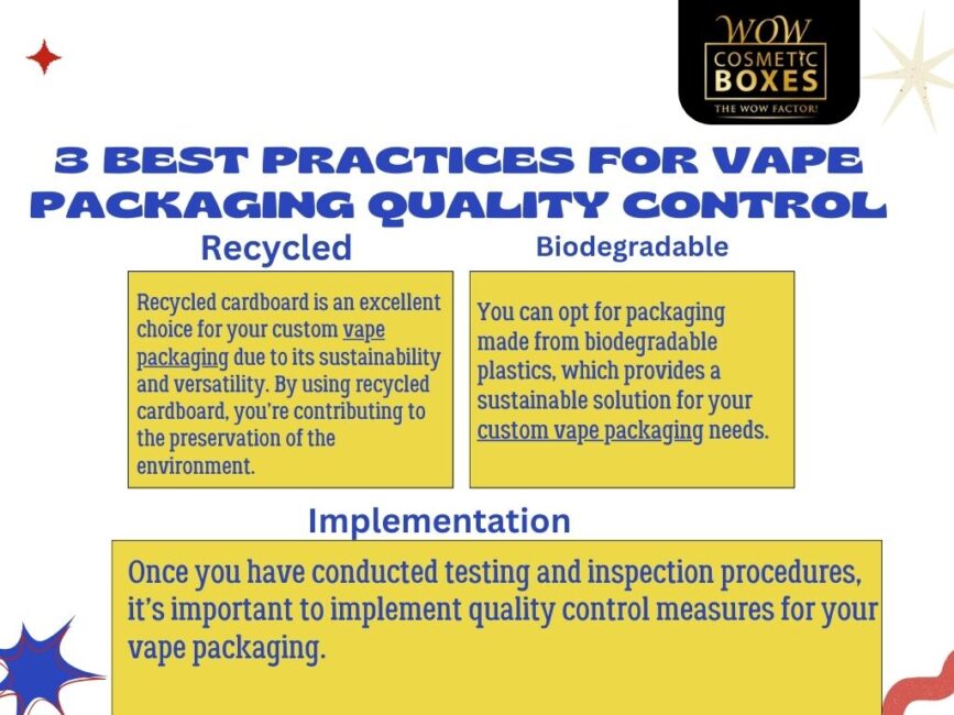 3 BEST PRACTICES FOR VAPE PACKAGING QUALITY CONTROL