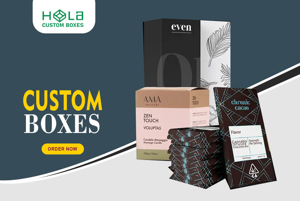 Colorful packaging for custom boxes