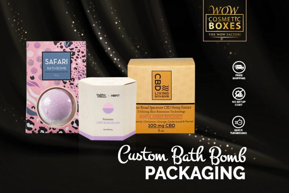 Custom Bath bomb packaging