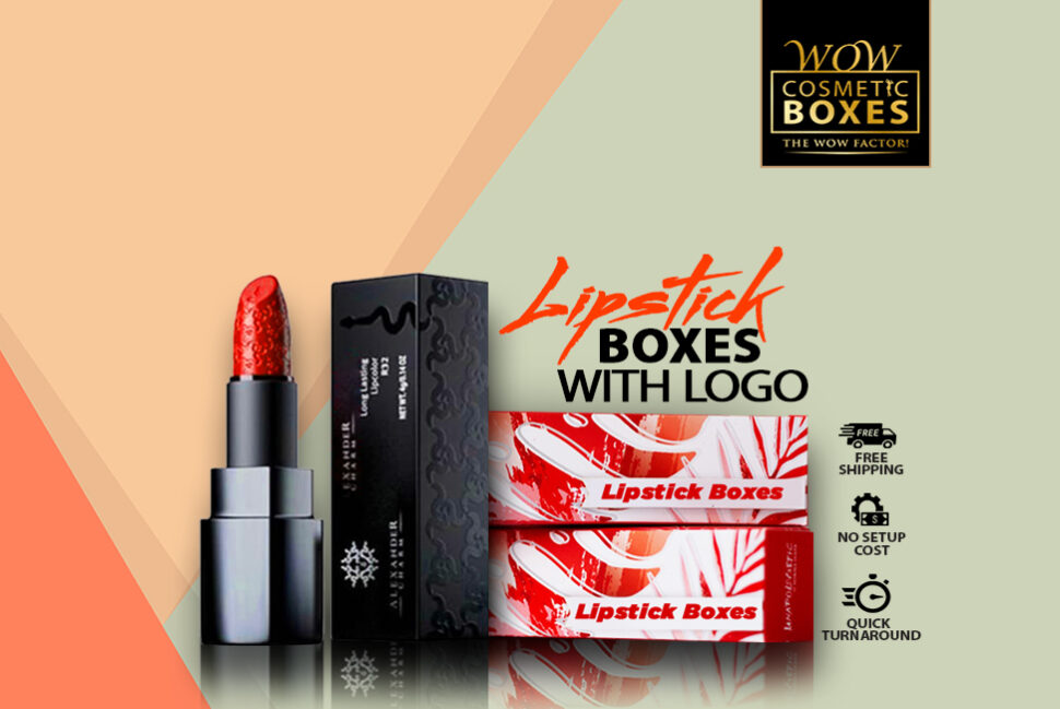 Lipstick boxes with logo
