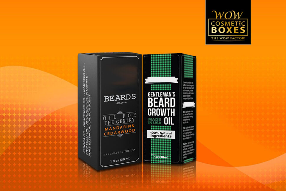 Printed Beard Oil Boxes
