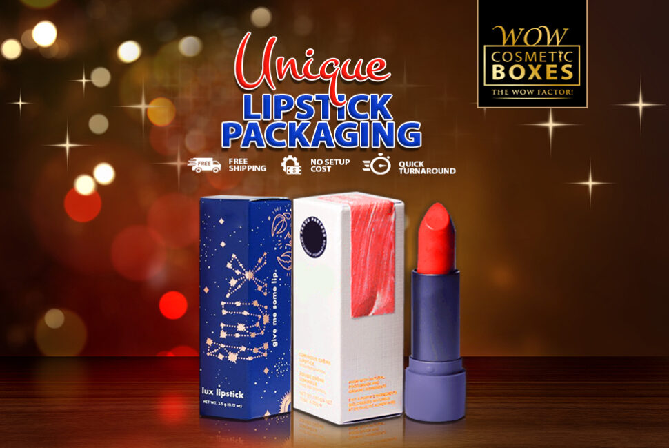 Unique lipstick packaging