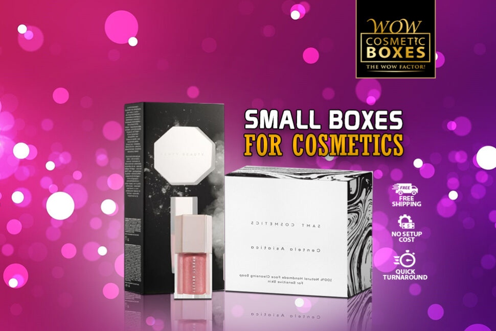 Small Boxes for cosmetics