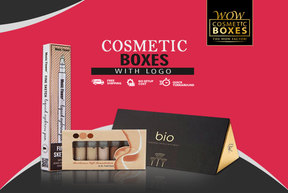 Cosmetic boxes with logo