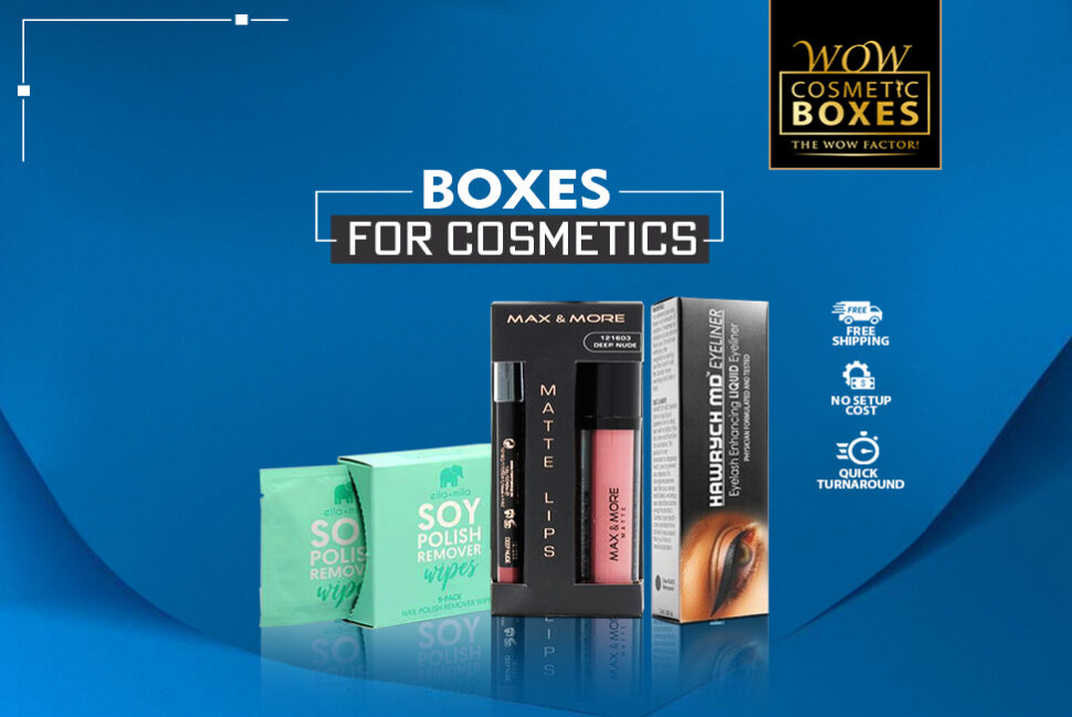 Boxes for cosmetics