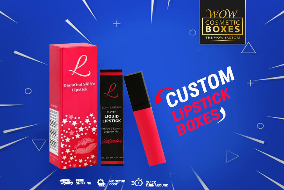 Custom lipstick boxes