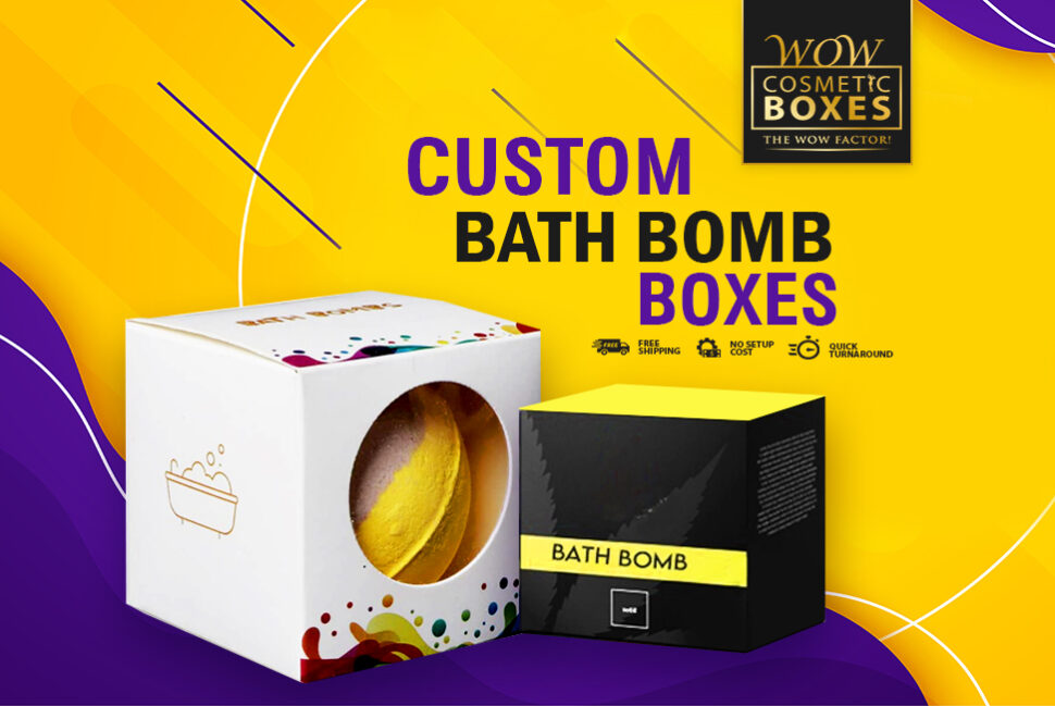 Custom Bath Bomb Boxes