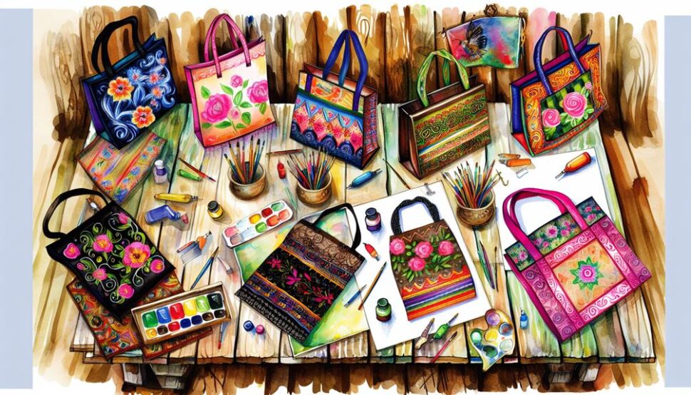 attention grabbing custom printed bags