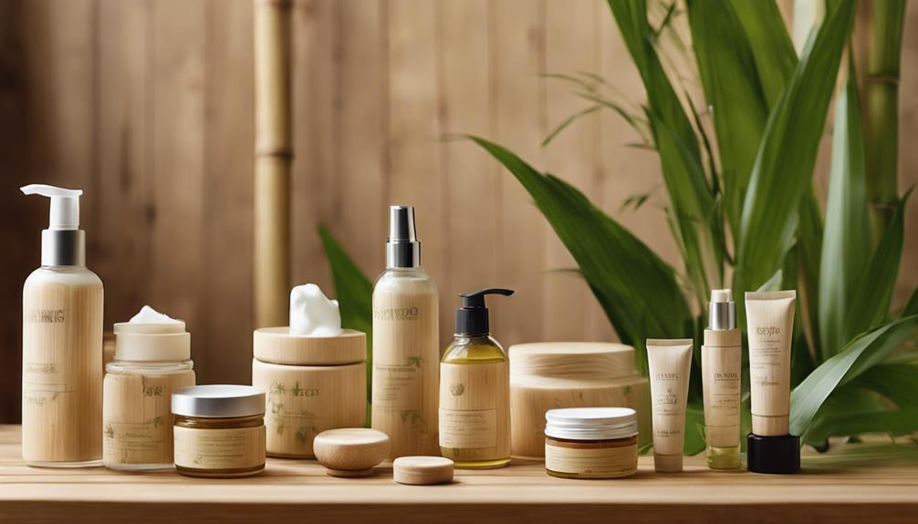 bamboo infused skincare formulations