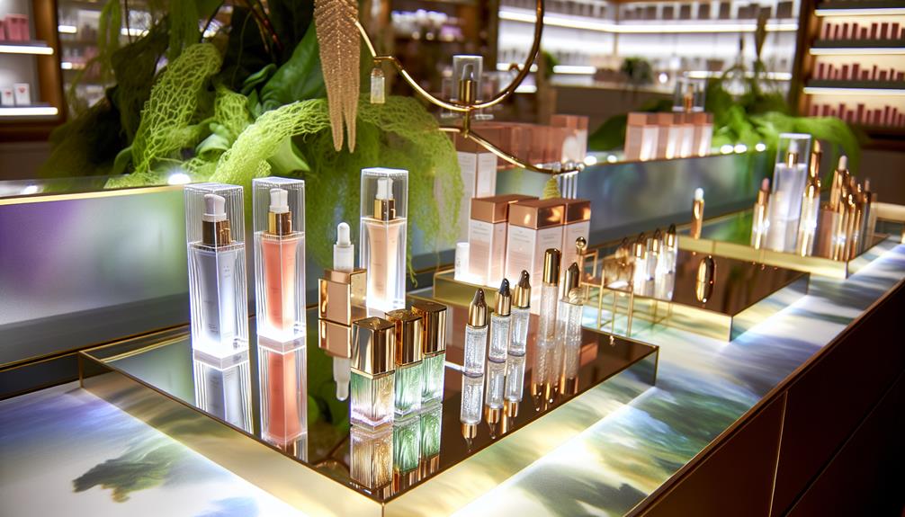 luxury cosmetics transparent packaging