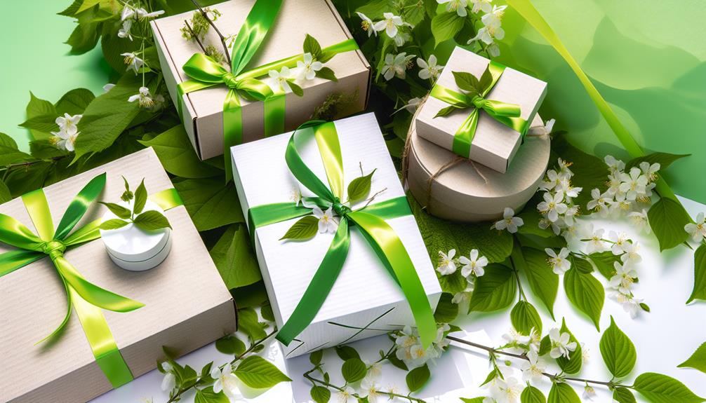 sustainable cosmetic gift packaging