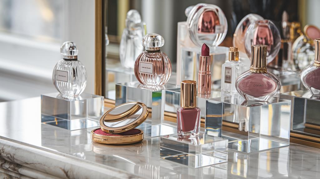 transparent packaging enhances beauty products